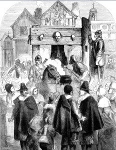 William Prynne in a Pillory for seditious libel Source: Crossroads a Meeting of Nations Pg 135