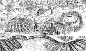 1609 raid against the haudenosaunee/Iroquois